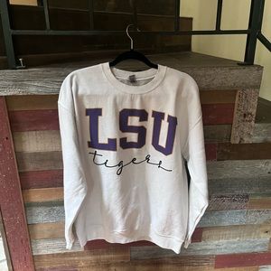 LSU crew neck sweatshirt